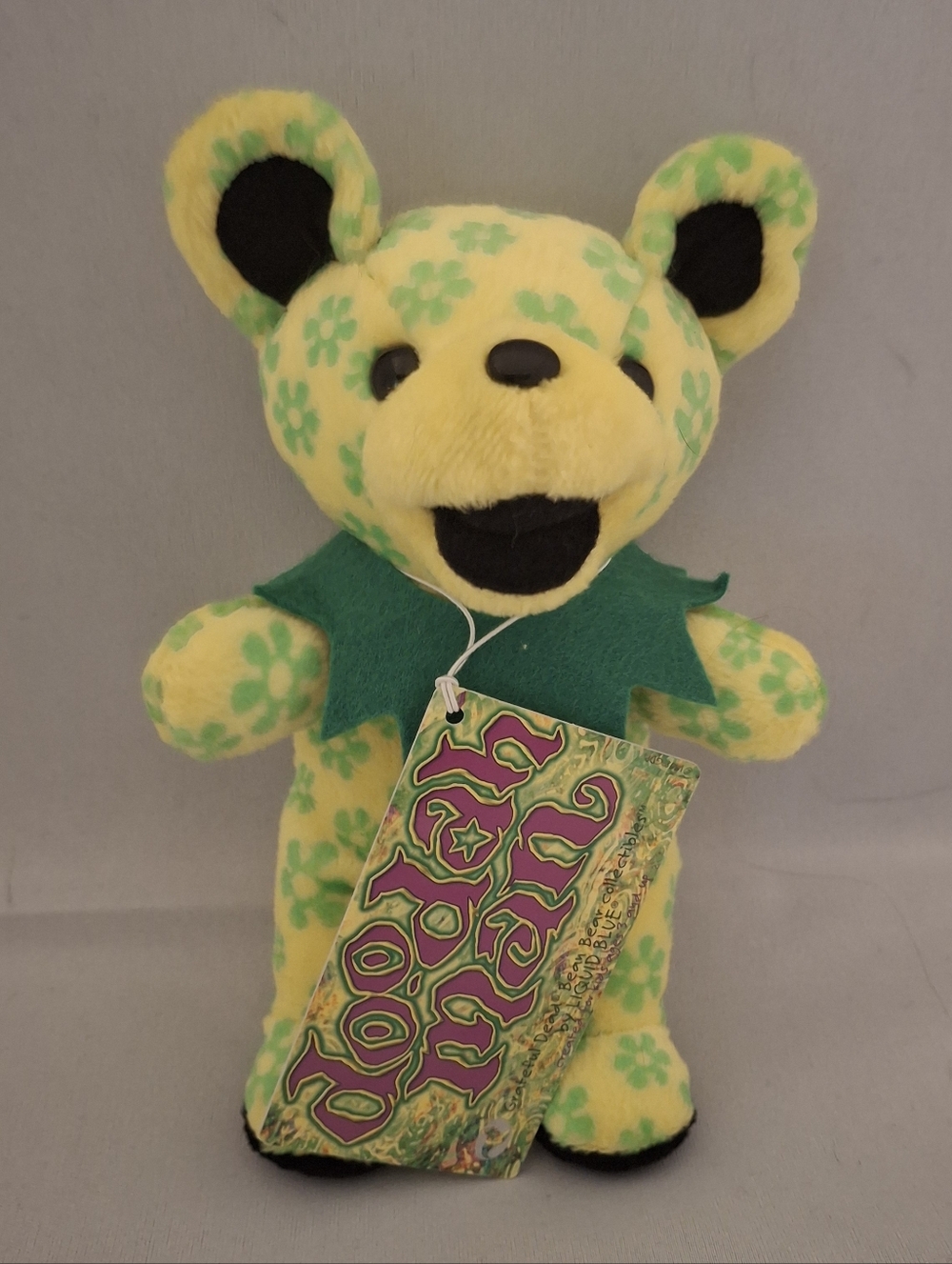 Grateful Dead Dancing Beanie Bear DOODAH MAN NWT Liquid Blue Vintage Plush 7"